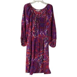 Trina Turk 100% Silk Floral Dress Size 8